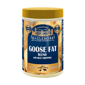 HAZLEMERE Goose Fat Blend with Beef Dripping 360ml x 6 PET