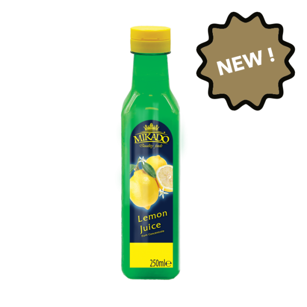 MIKADO Lemon Juice <br> (12 x 250ml PET Bottle)