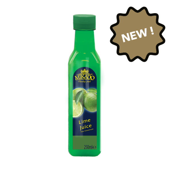 MIKADO Lime Juice <br> (12 x 250ml PET Bottle)