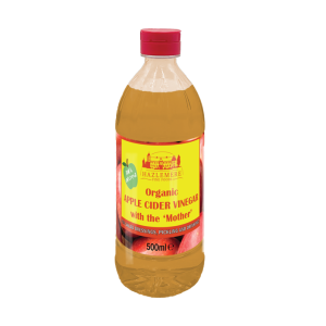 HAZLEMERE Organic Cider Vinegar 500ml x 12
