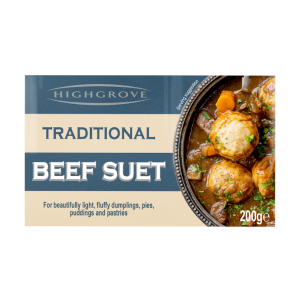 HIGHGROVE Beef Suet 200g x 12