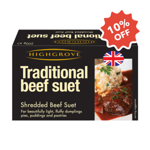 HIGHGROVE Beef Suet 200g x 12