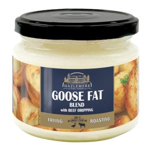 HAZLEMERE Goose Fat Blend  with Beef Dripping  265ml x 12